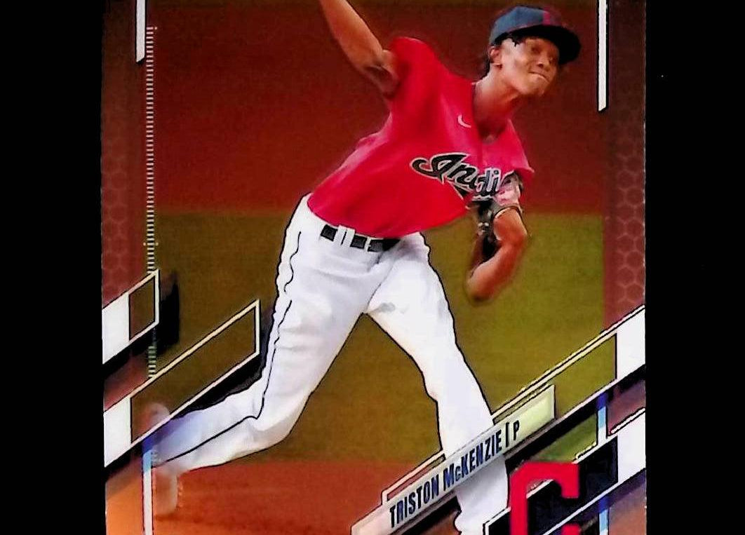 2021 Topps Chrome #21 Triston McKenzie Rookie - LoCo Collectables