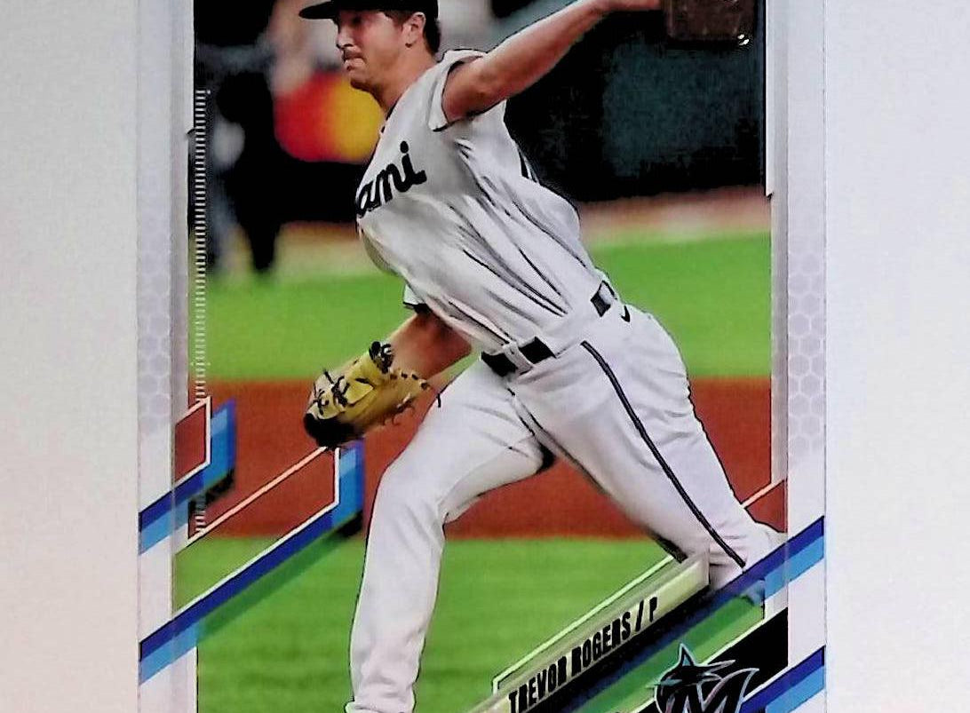 2021 Topps #563 Trevor Rogers Rookie - LoCo Collectables