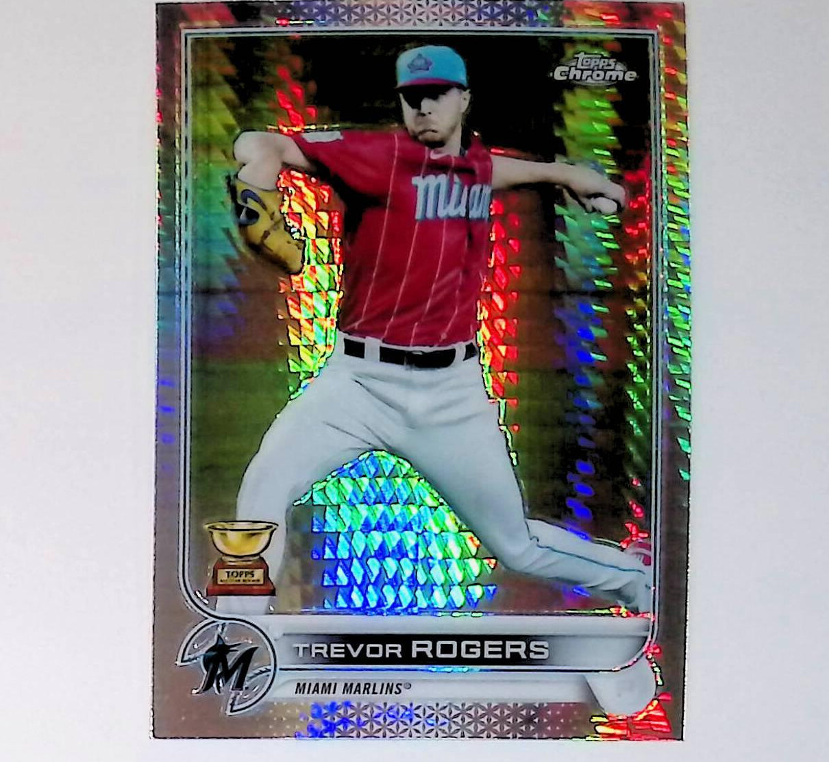 2022 Topps Chrome #15 Trevor Rogers Prism Refractor - LoCo Collectables