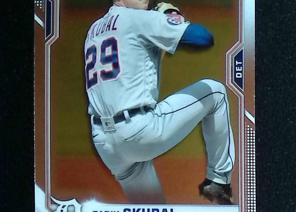 Tarik Skubal 2021 Bowman Chrome #28 (Rookie Card) - LoCo Collectables