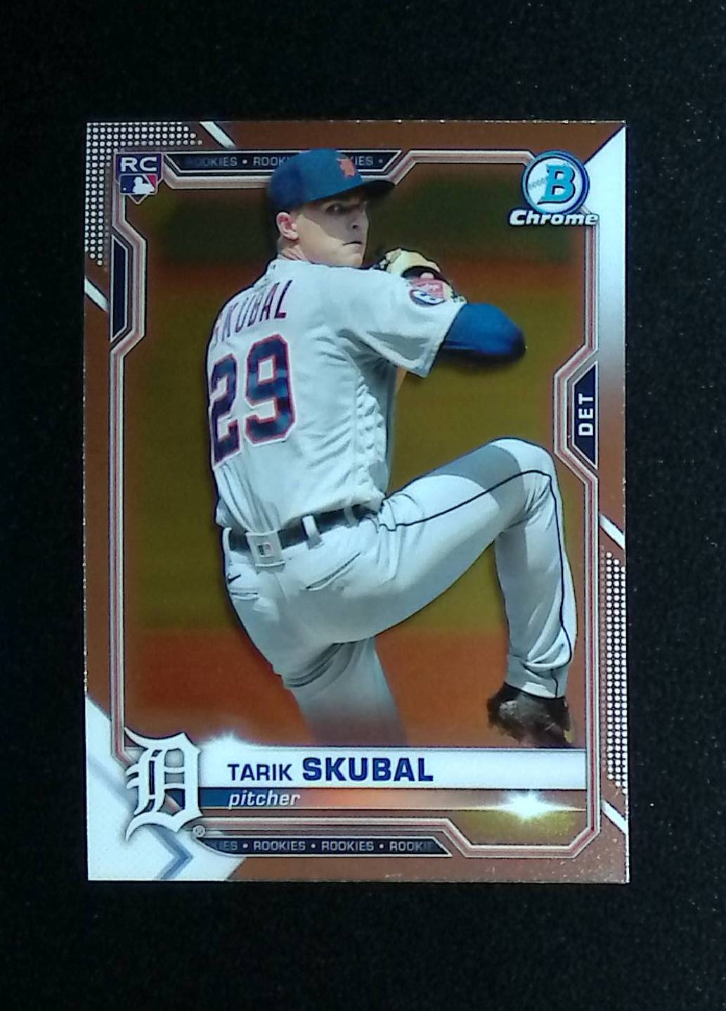 Tarik Skubal 2021 Bowman Chrome #28 (Rookie Card) - LoCo Collectables