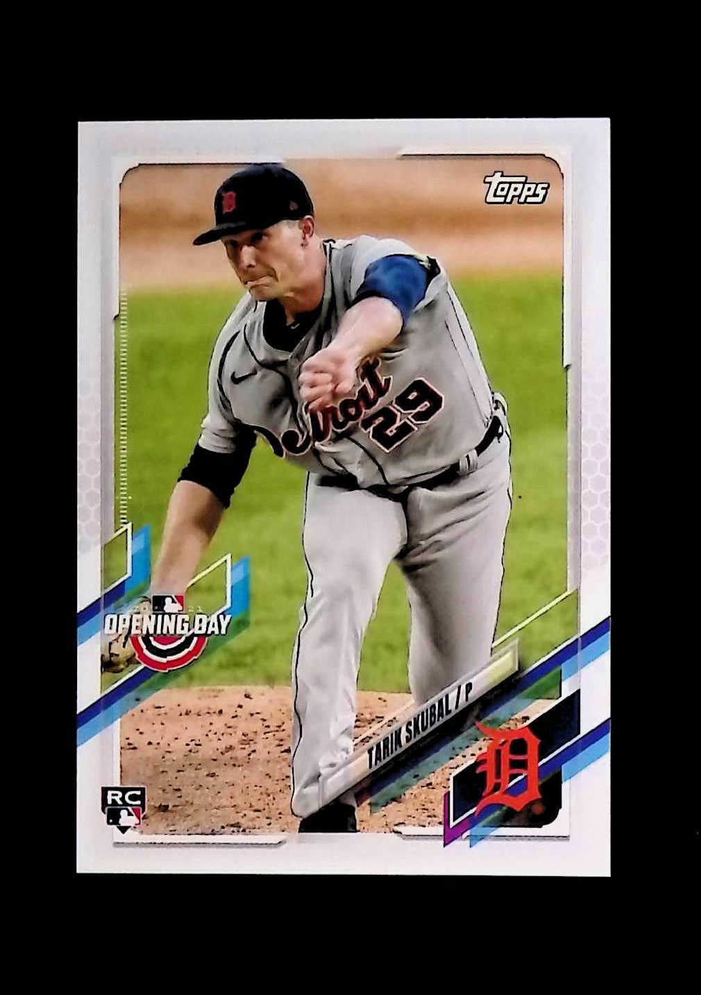 Tarik Skubal 2021 Topps Opening Day #123 (Rookie Card) - LoCo Collectables