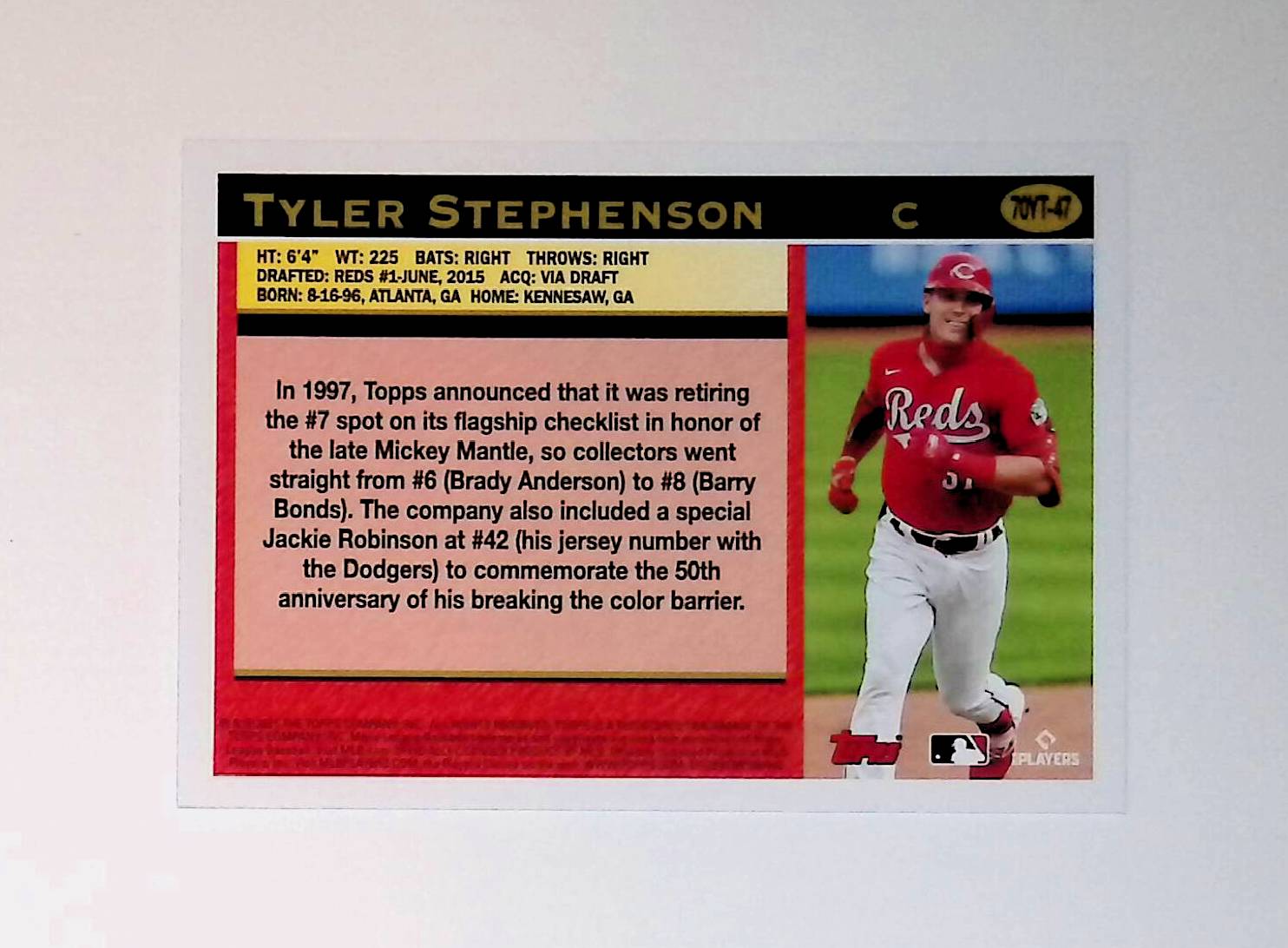 Tyler Stephenson 2021 Topps 70 Years of Baseball #70YT-47 (Rookie Card) - LoCo Collectables