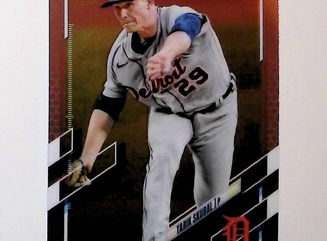 Tarik Skubal 2021 Topps Chrome #103 (Rookie Card) - LoCo Collectables