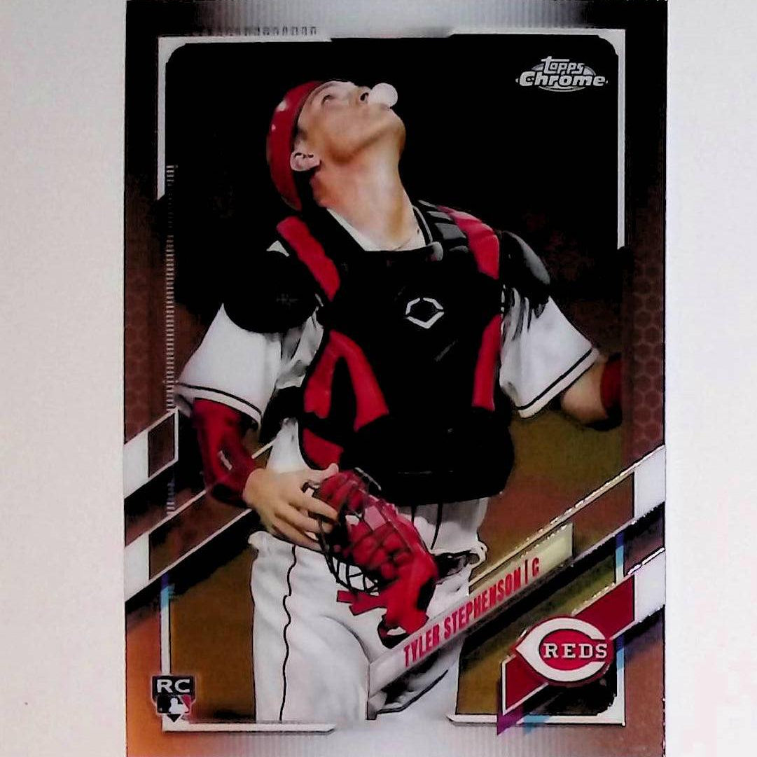 2021 Topps Chrome #111 Tyler Stephenson Rookie - LoCo Collectables