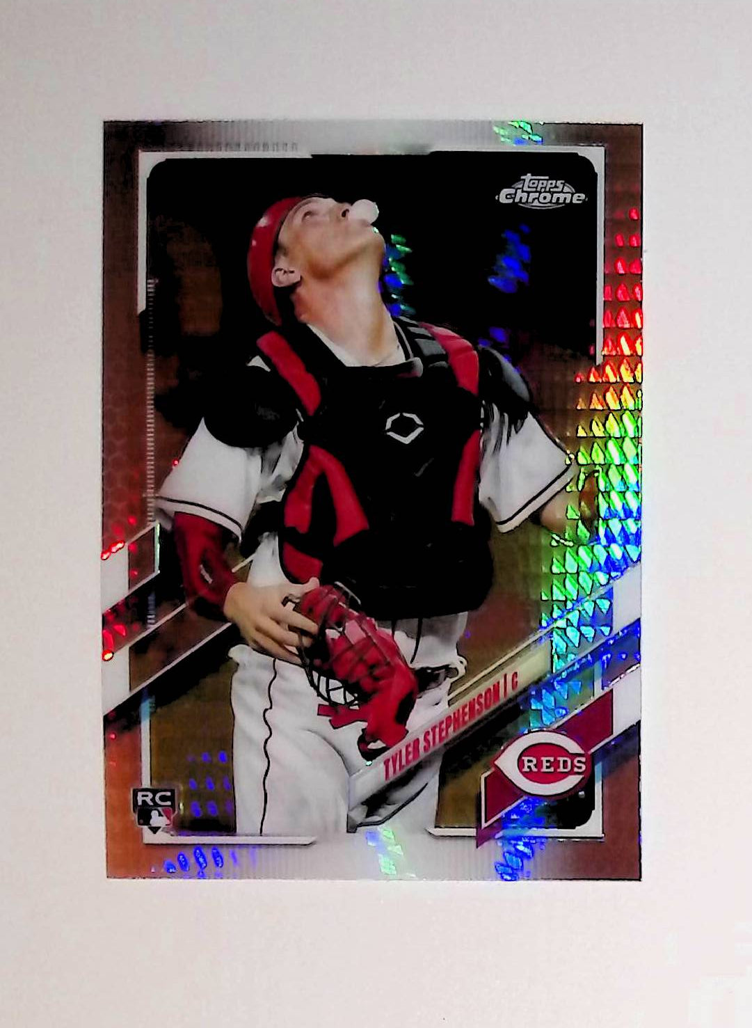 Tyler Stephenson 2021 Topps Chrome Prism Refractors #111 (Rookie Card) - LoCo Collectables