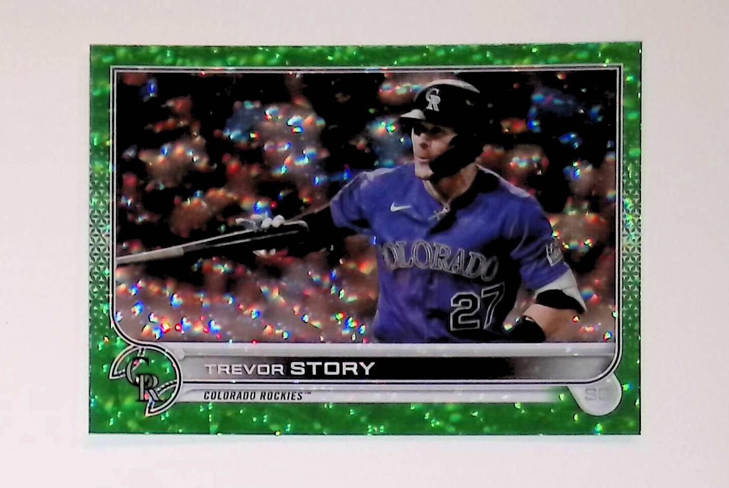 Trevor Story 2022 Topps Green Foilboard #260, 138 /499 - LoCo Collectables