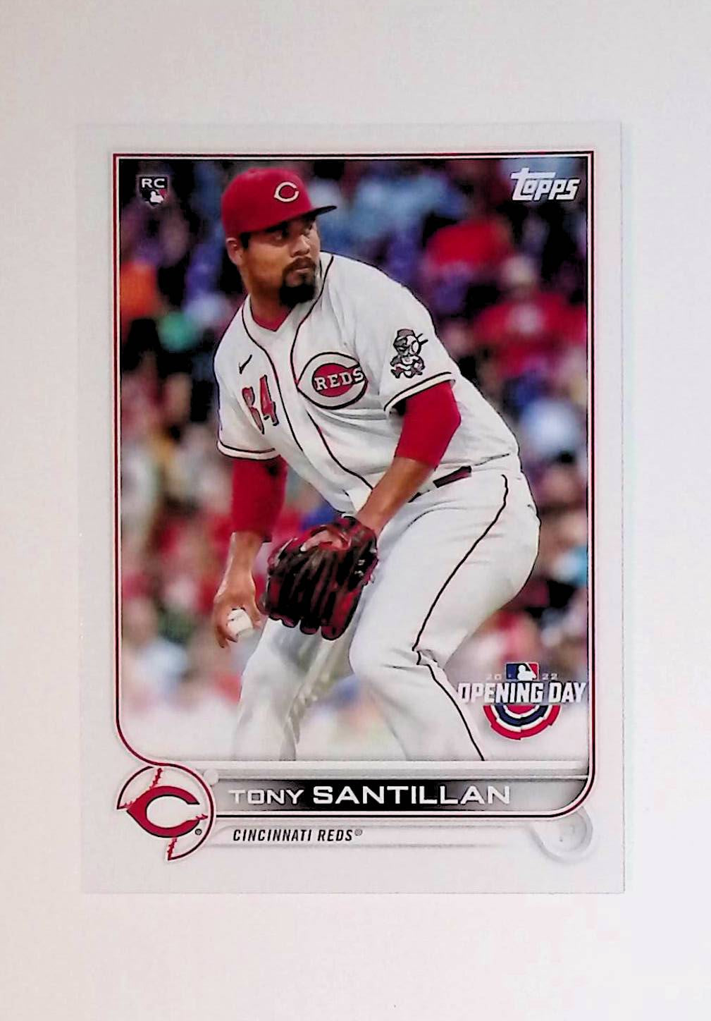 Tony Santillan 2022 Topps Opening Day #161 (Rookie Card) - LoCo Collectables