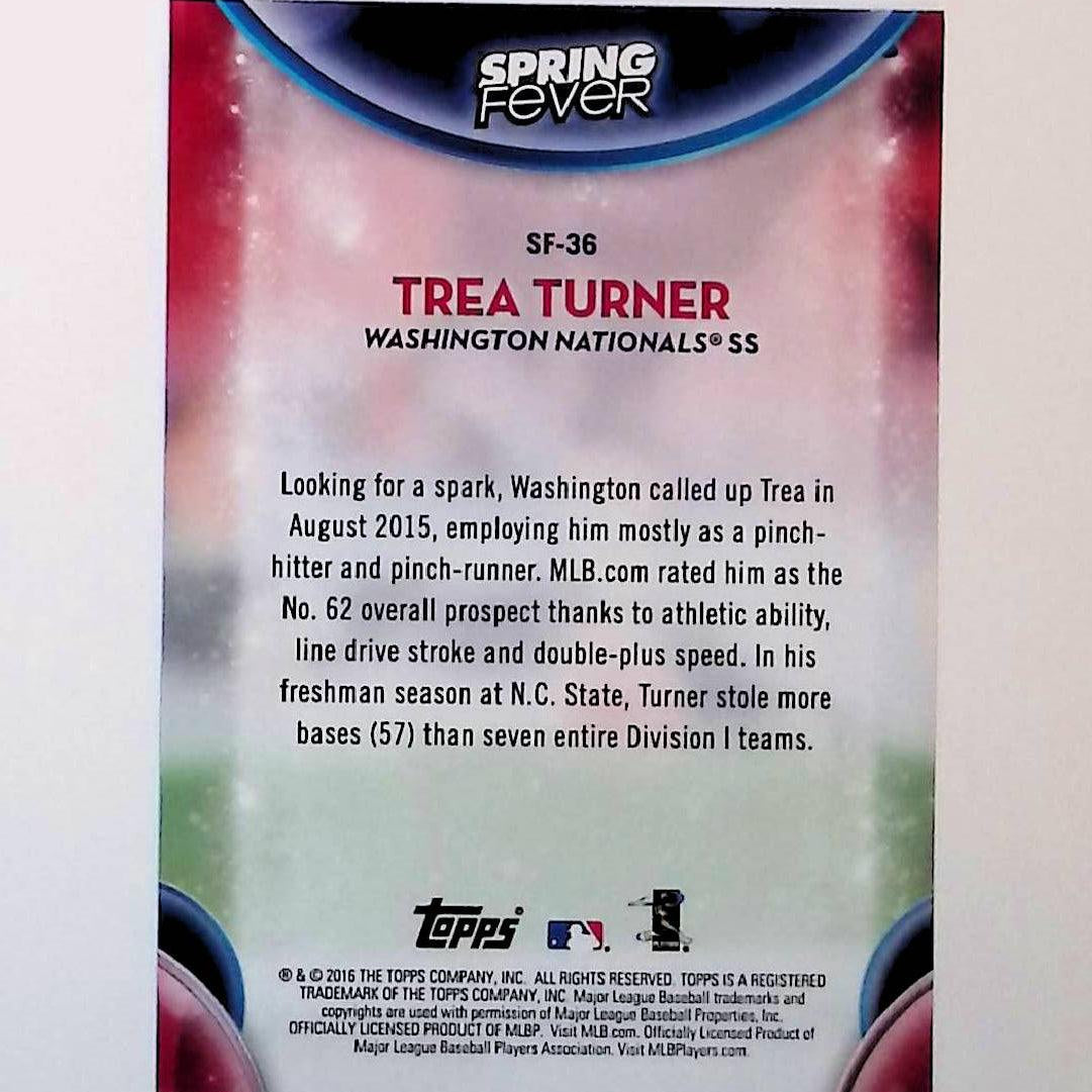 2016 Topps Spring Fever #SF-36 Trea Turner Rookie - LoCo Collectables