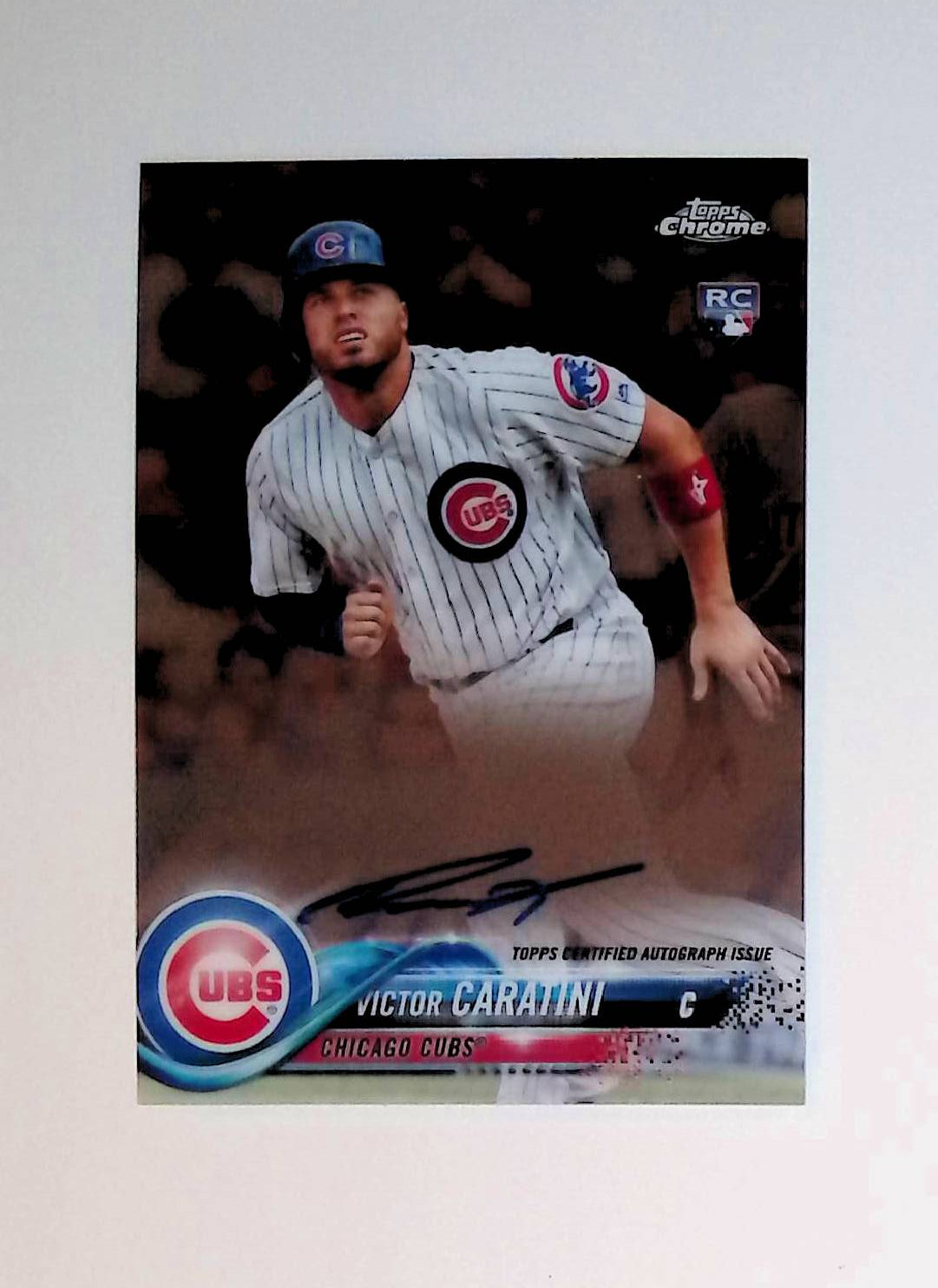 Victor Caratini 2018 Topps Chrome Rookie Autographs #RA-VC (Rookie Card) - LoCo Collectables