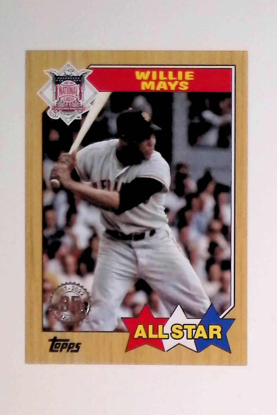 Willie Mays 2022 Topps '87 Topps All-Star #87AS-48 - LoCo Collectables