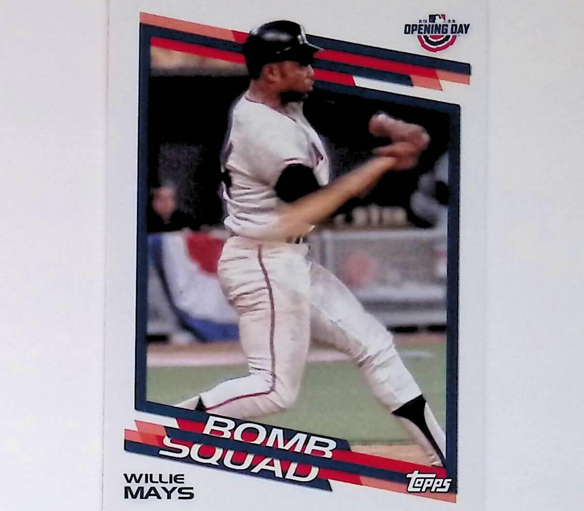 2022 Topps Opening Day Bomb Squad #BS-6 Willie Mays - LoCo Collectables