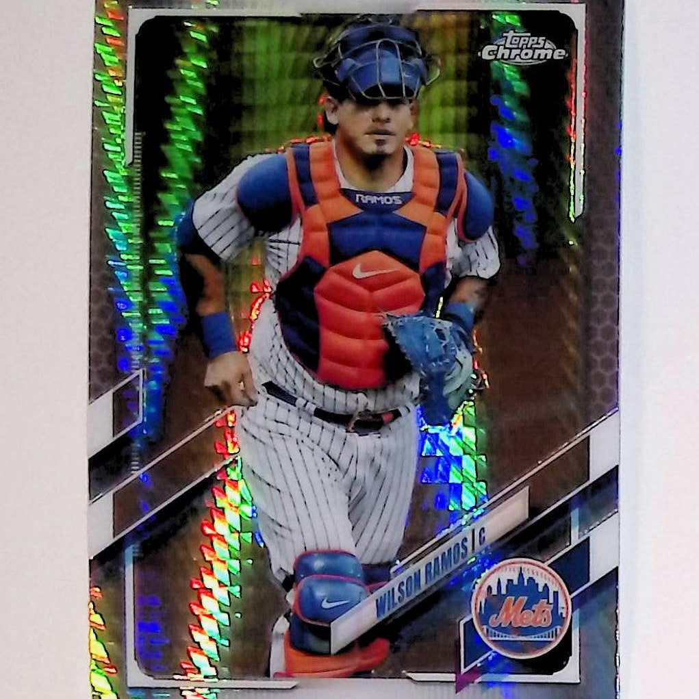 2021 Topps Chrome #197 Wilson Ramos Prism Refractor - LoCo Collectables