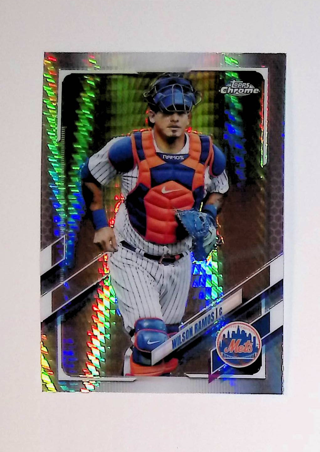 Wilson Ramos 2021 Topps Chrome Prism Refractors #197 - LoCo Collectables