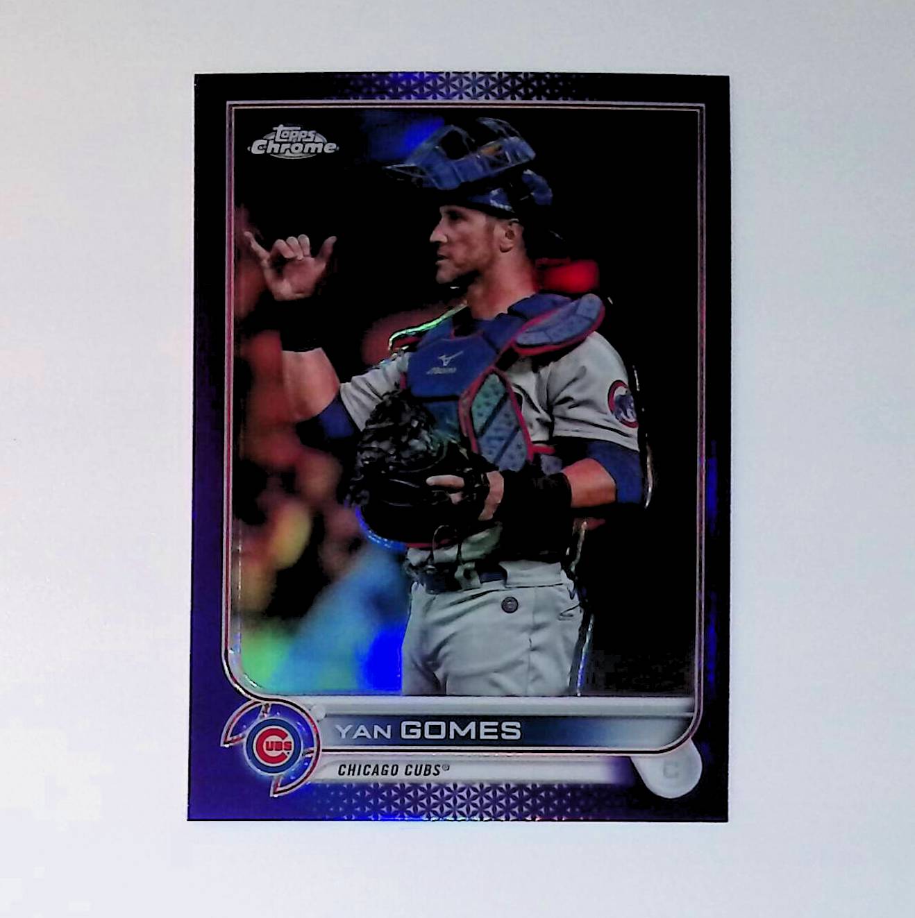 Yan Gomes 2022 Topps Chrome Update Purple Refractors #USC11 - LoCo Collectables