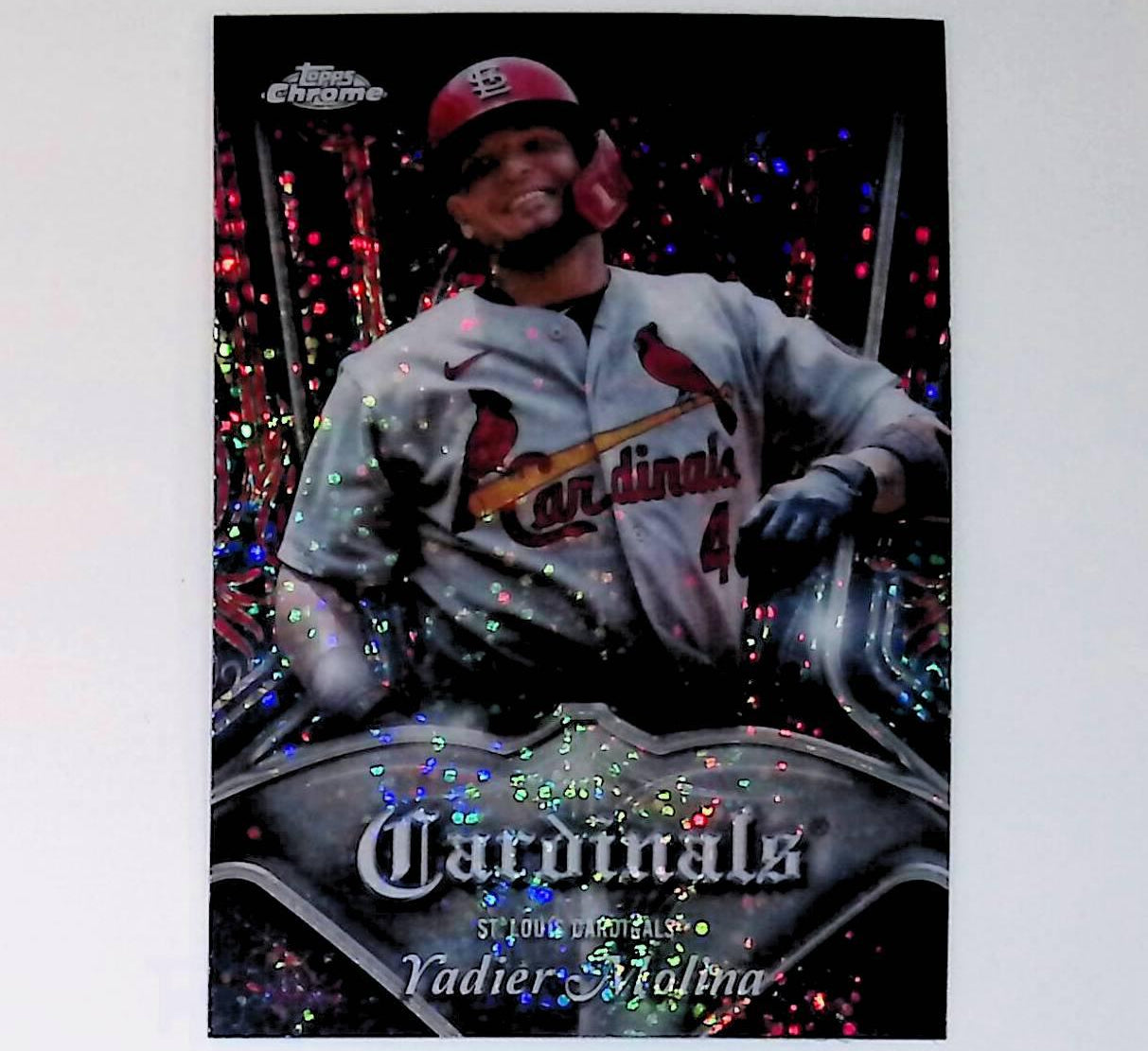 2022 Topps Chrome Club Plaques #P-6 Yadier Molina - LoCo Collectables