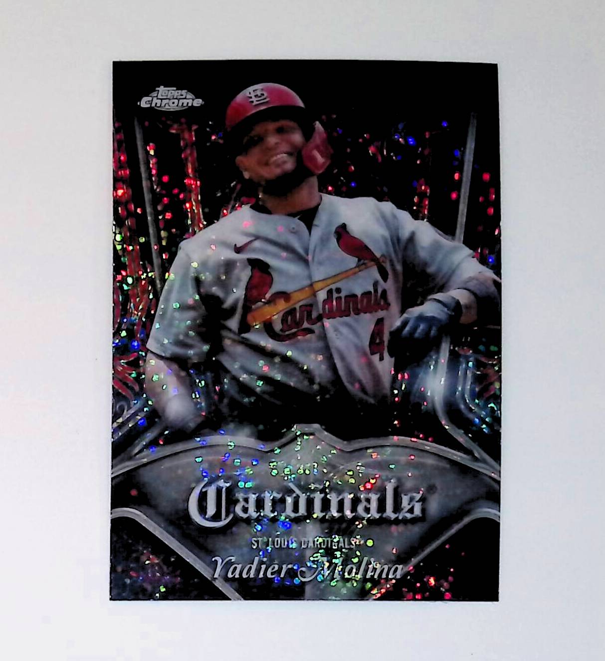 Yadier Molina 2022 Topps Chrome Club Plaques #P-6 - LoCo Collectables