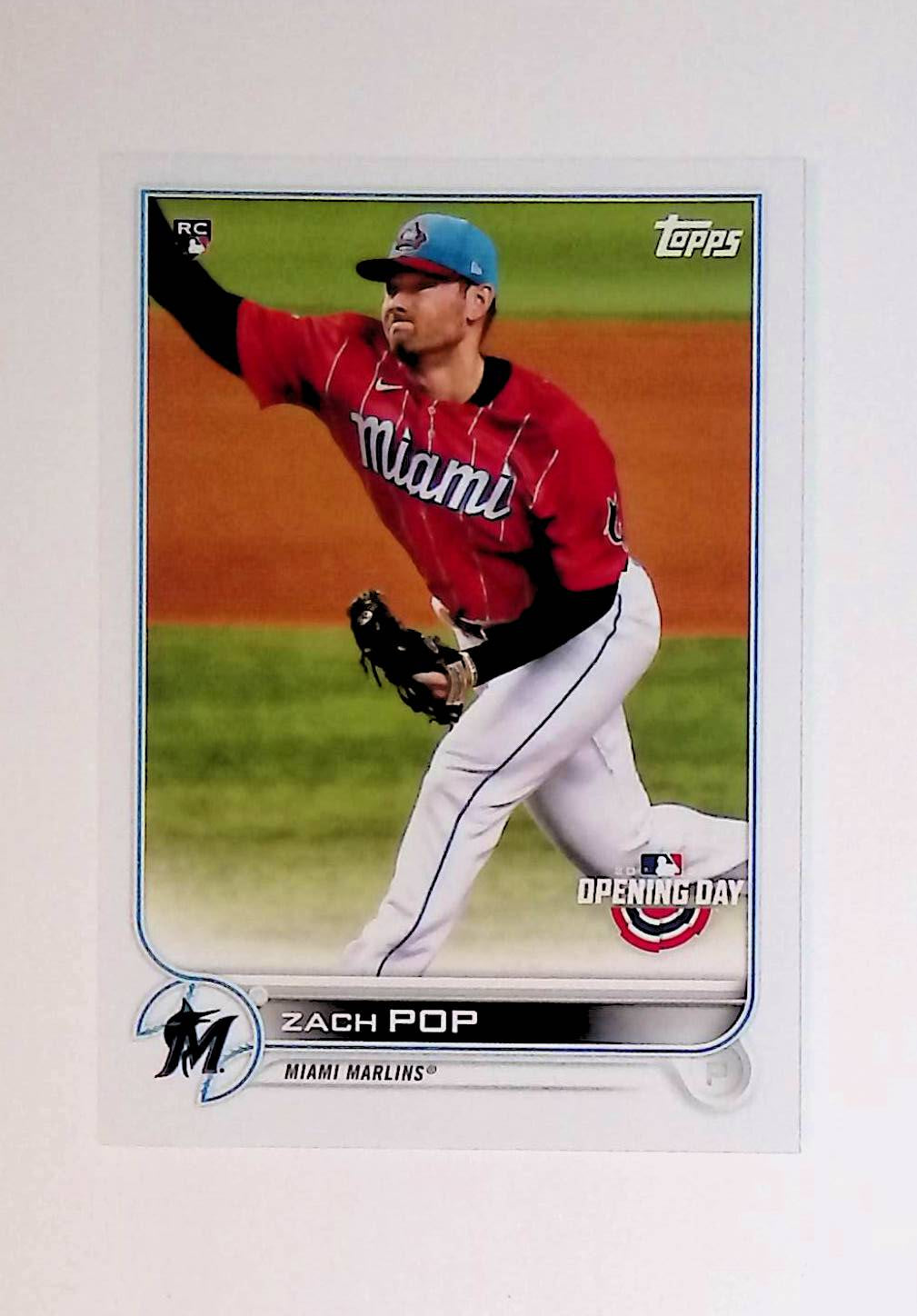 Zach Pop 2022 Topps Opening Day #204 (Rookie Card) - LoCo Collectables