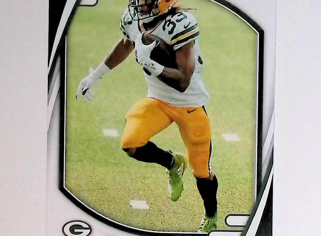 2021 Panini Absolute Football #60 Aaron Jones Red Foil - LoCo Collectables