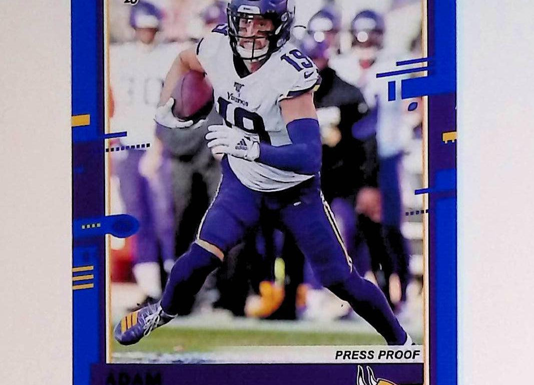 2020 Donruss Press Proof Blue #160 Adam Thielen - LoCo Collectables