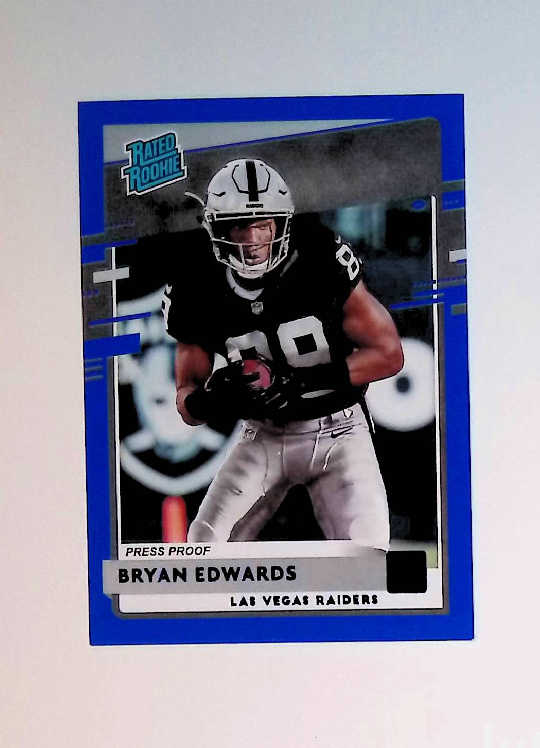 Bryan Edwards 2020 Donruss Press Proof Blue Rated Rookie #328 (Rookie Card) - LoCo Collectables