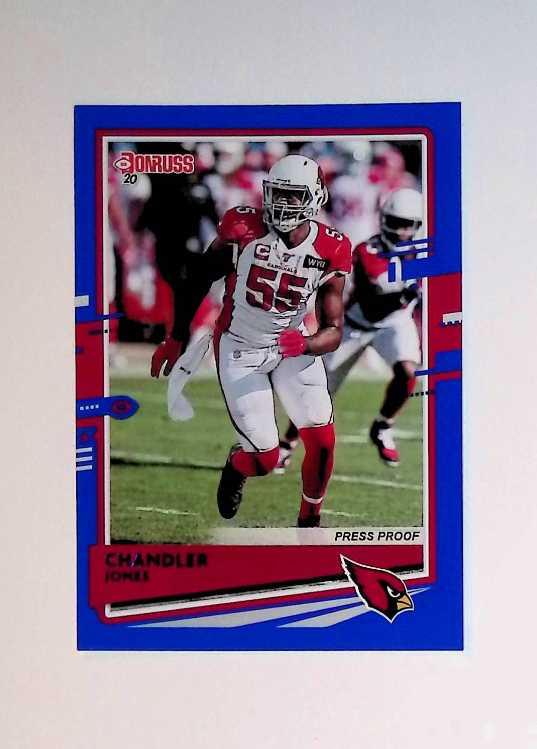 Chandler Jones 2020 Donruss Press Proof Blue #24 - LoCo Collectables