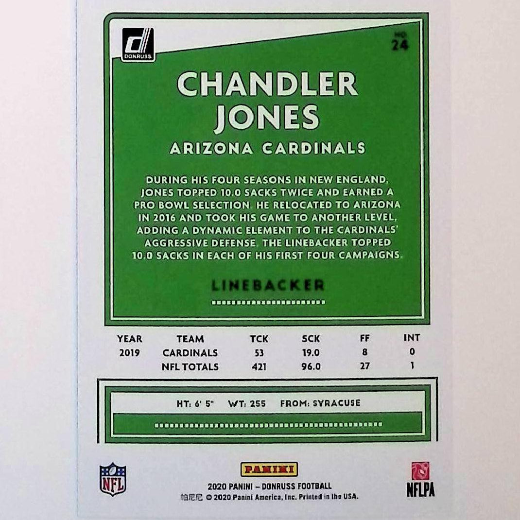 Chandler Jones 2020 Donruss Press Proof Blue #24 - LoCo Collectables