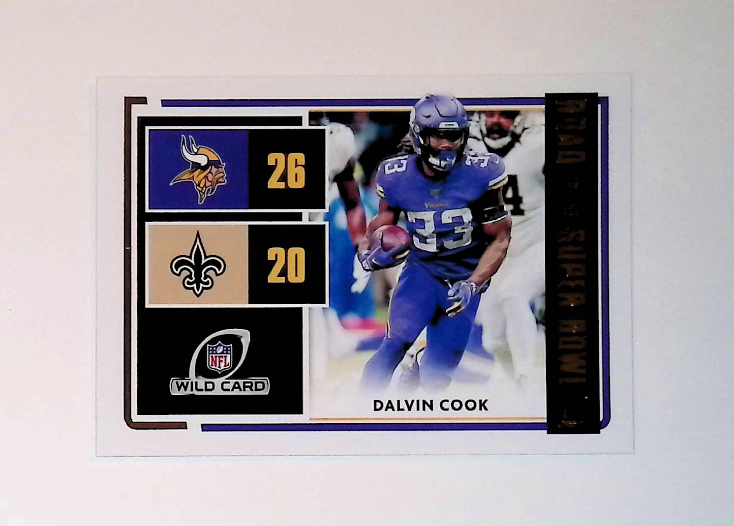 Dalvin Cook 2020 Donruss Road to the Super Bowl Wild Card #RSBWC-DC - LoCo Collectables