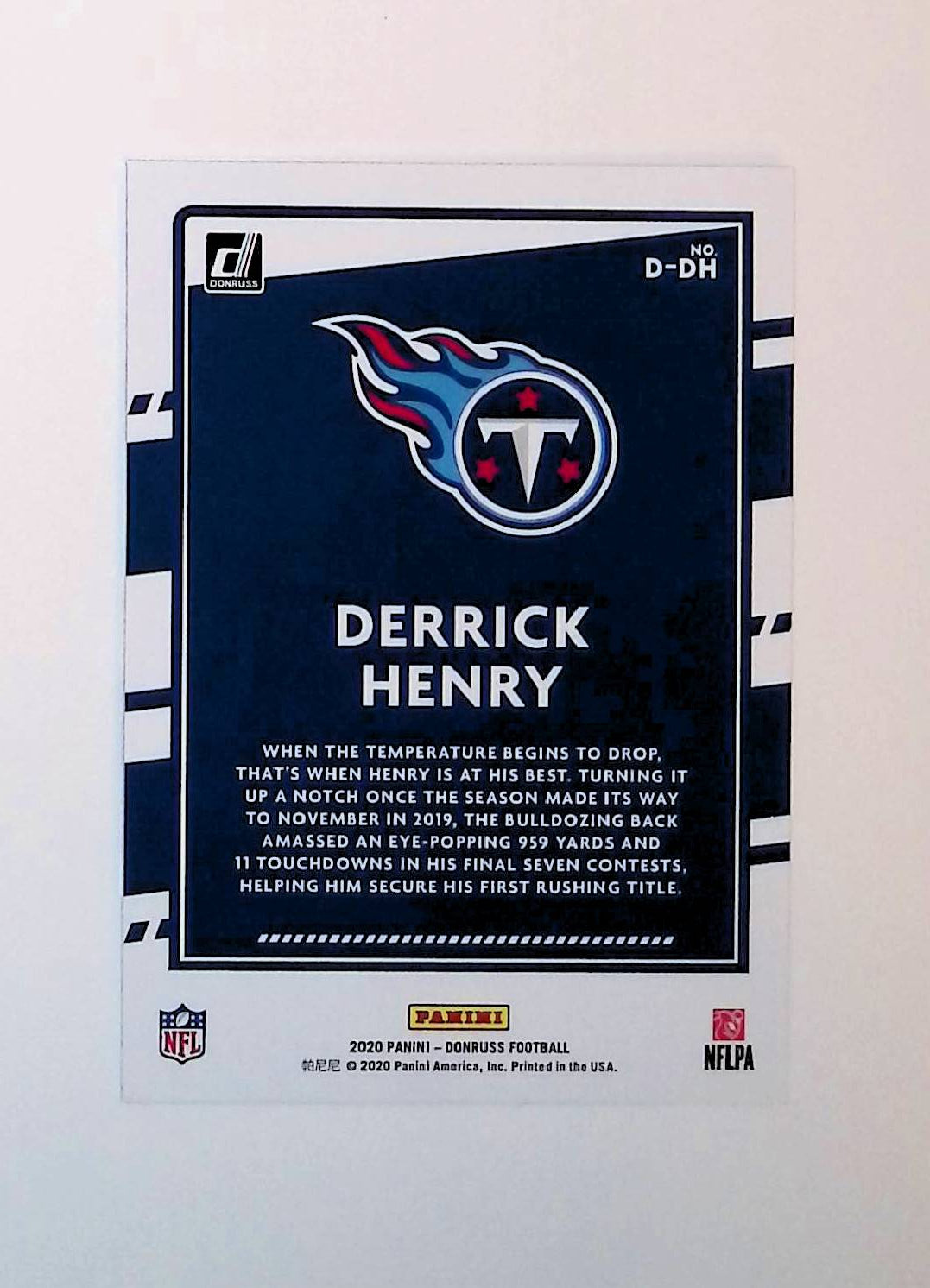 Derrick Henry 2020 Donruss Dominators #D-DH - LoCo Collectables