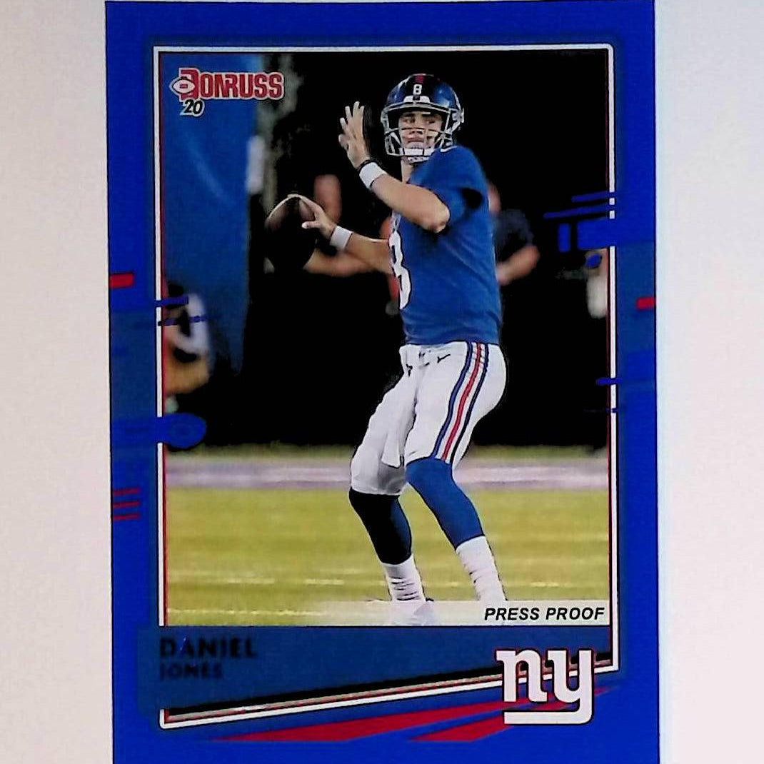 2020 Donruss Press Proof Blue #183 Daniel Jones Photo Variation - LoCo Collectables