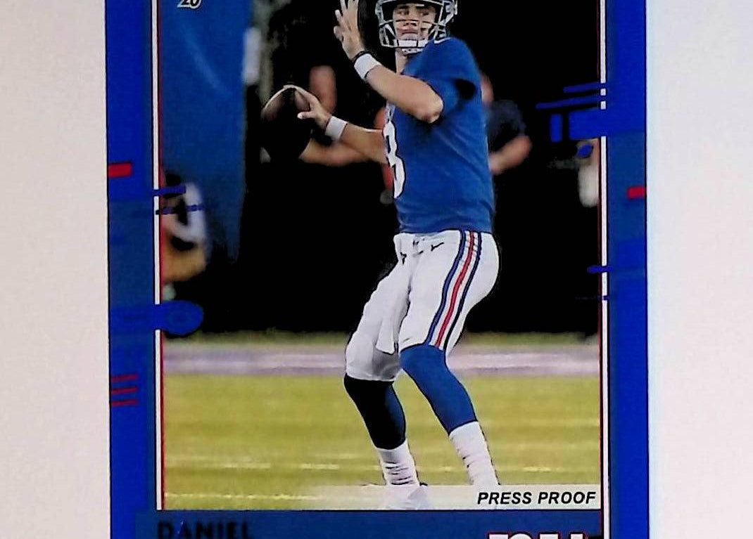 2020 Donruss Press Proof Blue #183 Daniel Jones Photo Variation - LoCo Collectables