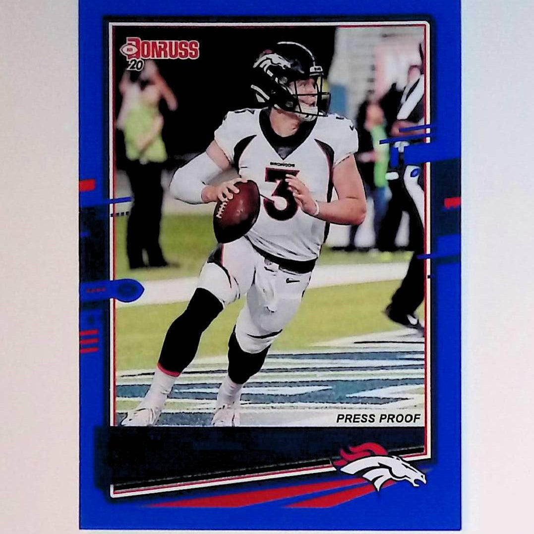Drew Lock 2020 Donruss Press Proof Blue #87 - LoCo Collectables