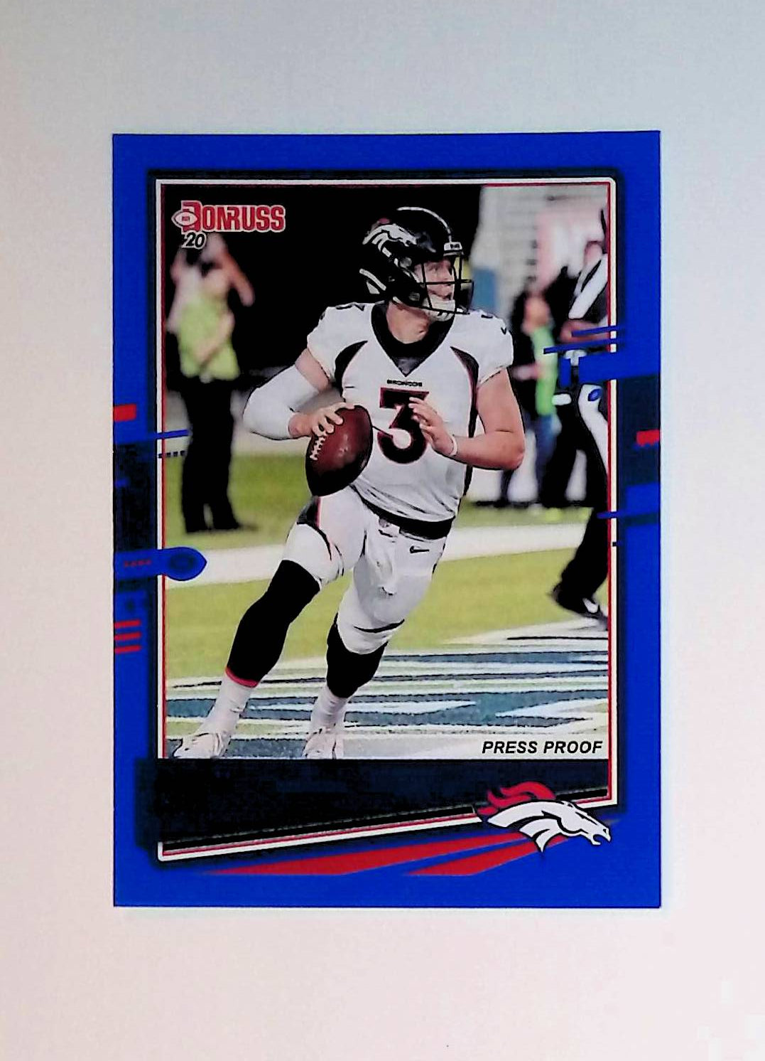 Drew Lock 2020 Donruss Press Proof Blue #87 - LoCo Collectables