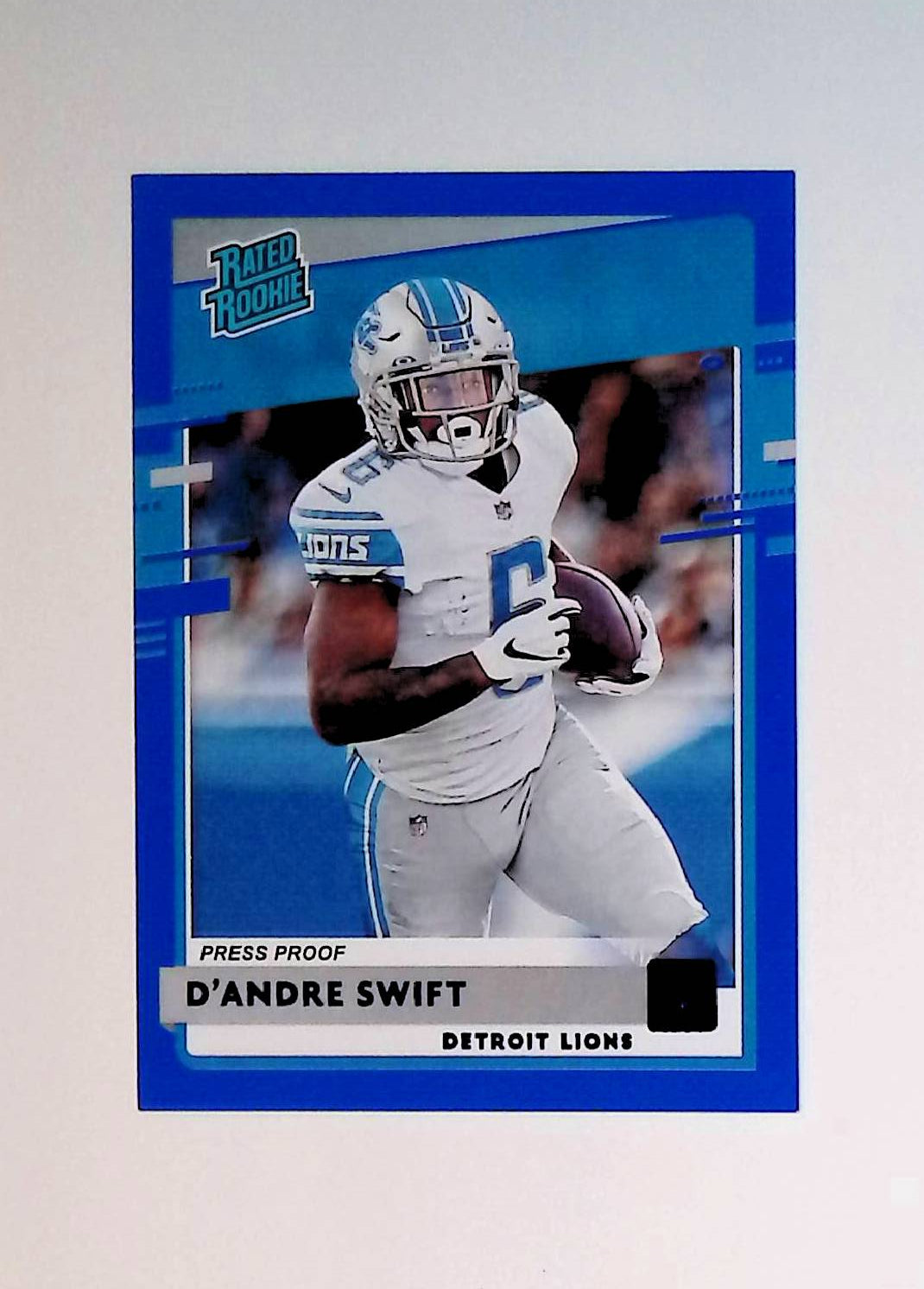 D'Andre Swift 2020 Donruss Press Proof Blue Rated Rookie #309 (Rookie Card) - LoCo Collectables