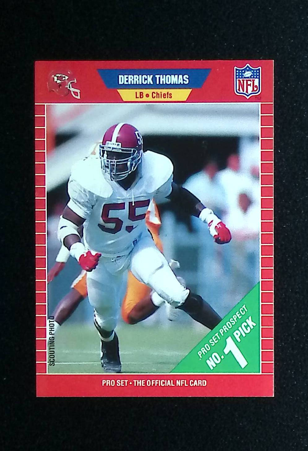 Derrick Thomas 1989 Pro Set #498 (Rookie Card) - LoCo Collectables