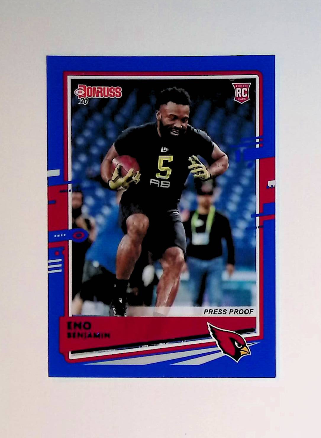 Eno Benjamin 2020 Donruss Press Proof Blue #251 (Rookie Card) - LoCo Collectables