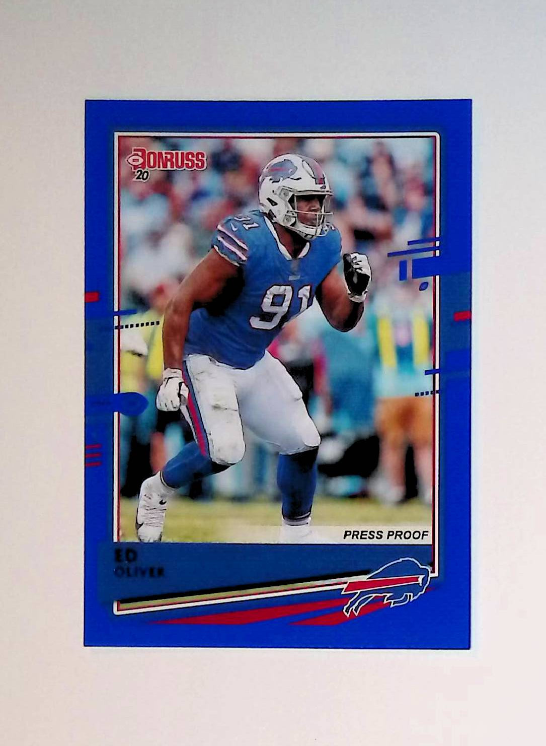 Ed Oliver 2020 Donruss Press Proof Blue #41 - LoCo Collectables