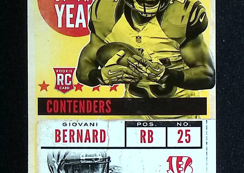Giovani Bernard 2013 Panini Contenders ROY Contenders #6 (Rookie Card) - LoCo Collectables