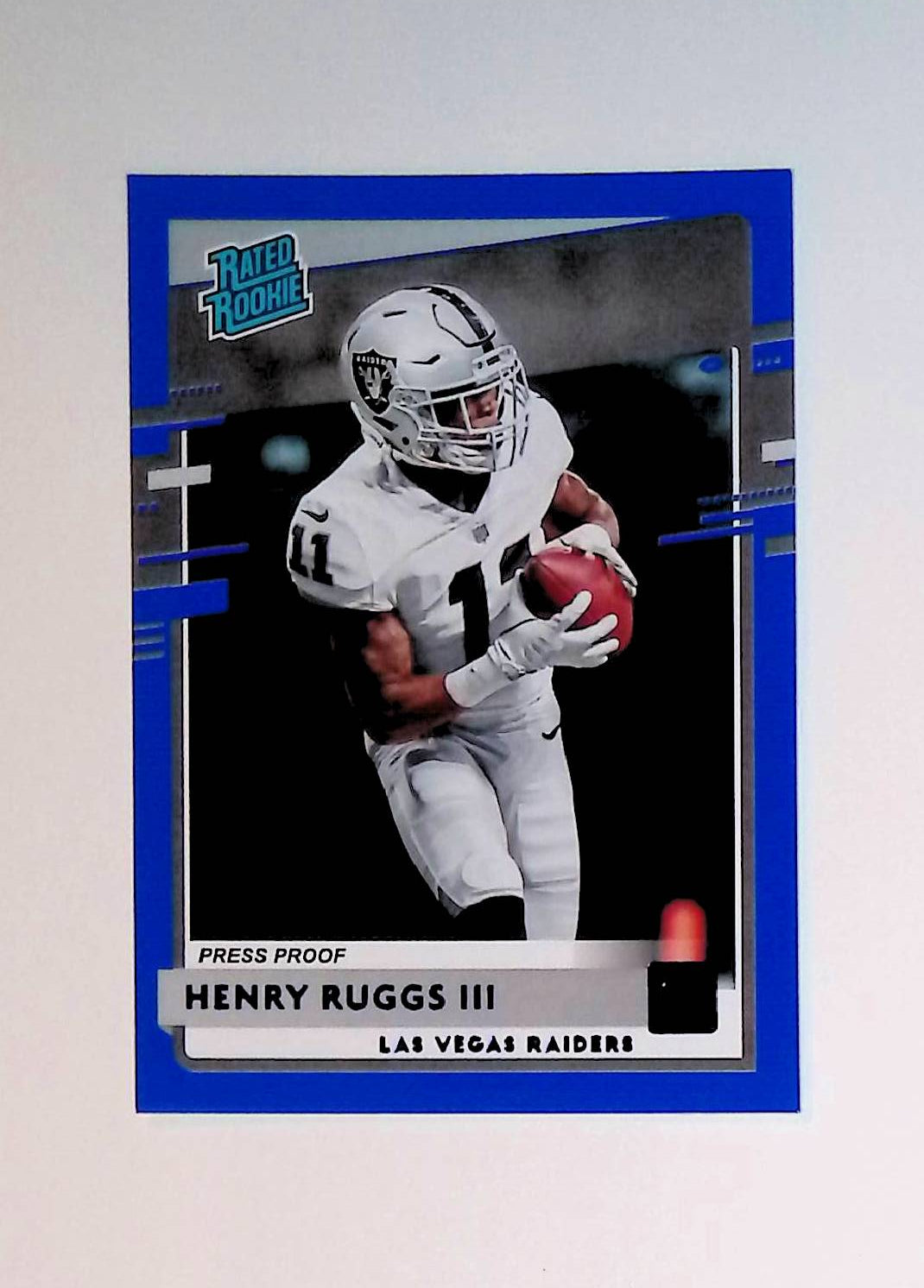 Henry Ruggs III 2020 Donruss Press Proof Blue Rated Rookie #308 (Rookie Card) - LoCo Collectables