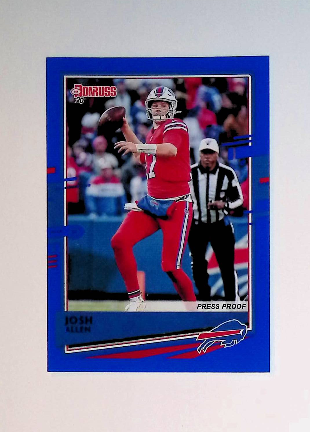 Josh Allen 2020 Donruss Press Proof Blue #40 - LoCo Collectables