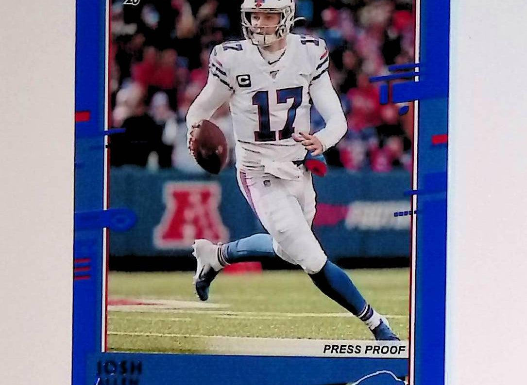 2020 Donruss Press Proof Blue #40 Josh Allen Photo Variation - LoCo Collectables