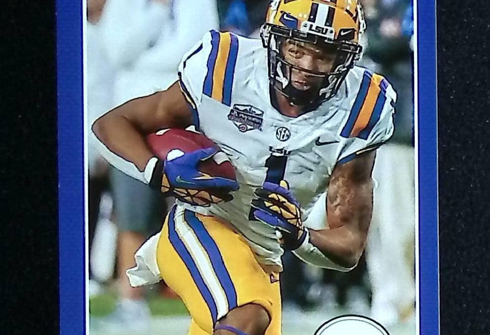 Ja'marr Chase 2021 Panini Chronicles Draft Picks Score Retro Orange Parallel #62 (Rookie Card) - LoCo Collectables