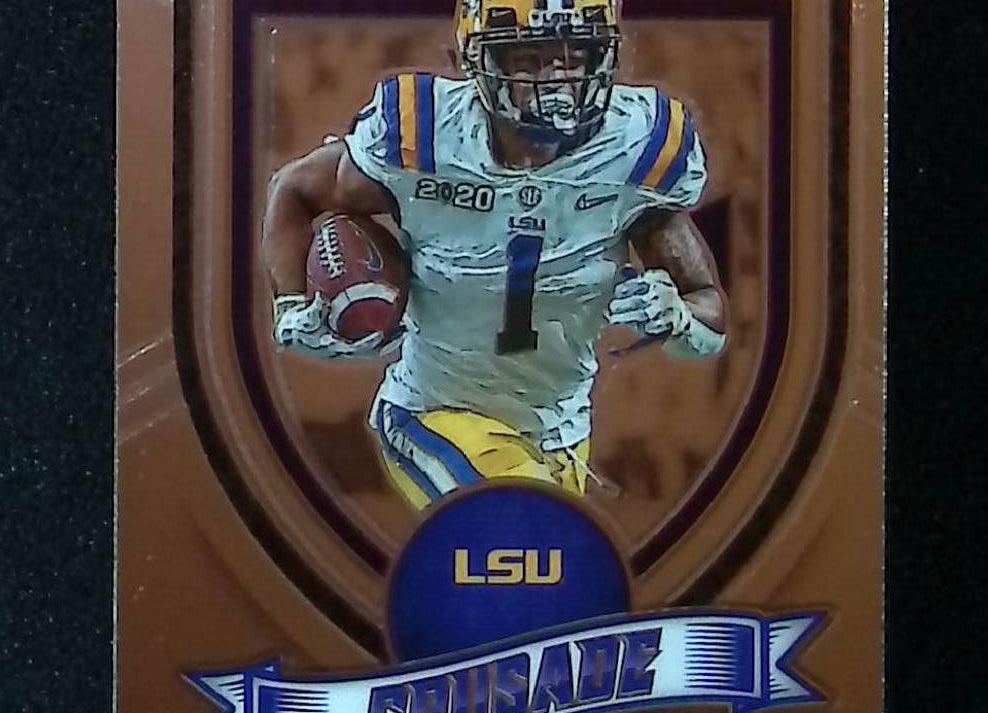 2021 Panini Prizm Draft Picks Crusade #162 Ja'marr Chase Rookie - LoCo Collectables