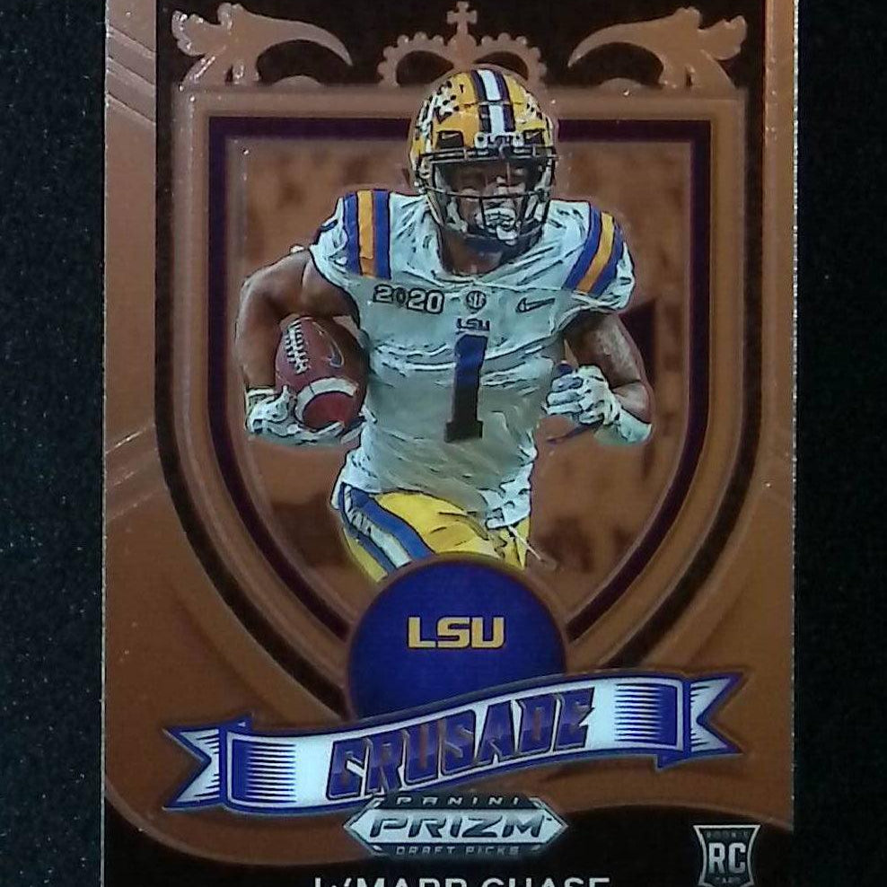 Ja'marr Chase 2021 Panini Prizm Draft Picks Crusade #162 (Rookie Card) - LoCo Collectables