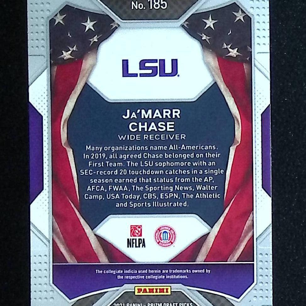 Ja'marr Chase 2021 Panini Prizm Draft Picks #185 (Rookie Card) - LoCo Collectables