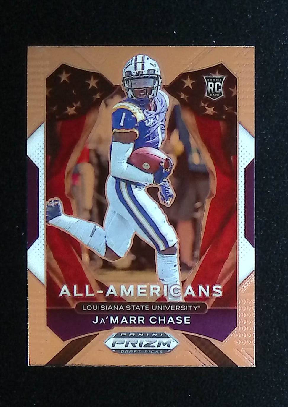 Ja'marr Chase 2021 Panini Prizm Draft Picks #185 (Rookie Card) - LoCo Collectables