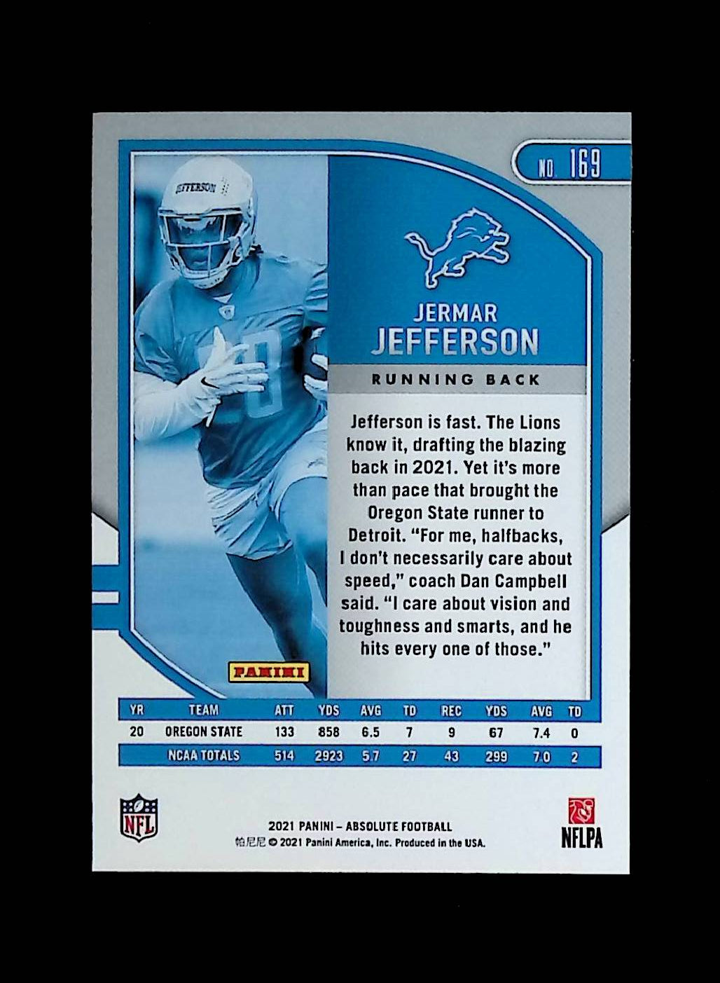 Jermar Jefferson 2021 Panini Absolute Football Red Foil #169 (Rookie Card) - LoCo Collectables