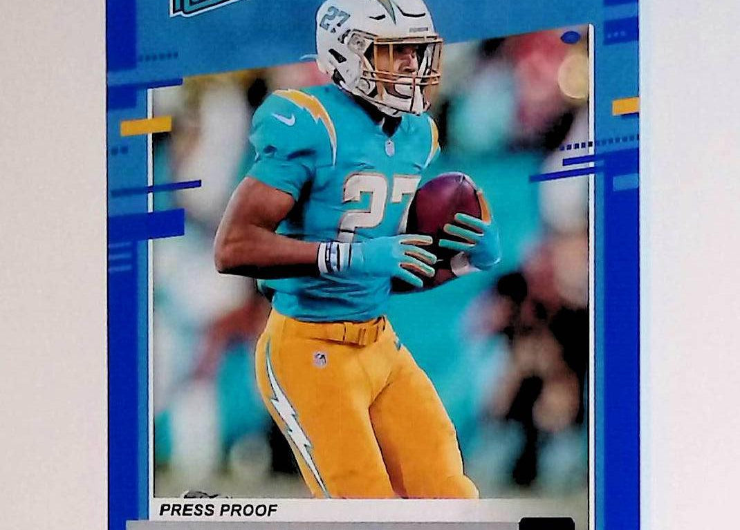 2020 Donruss Press Proof Blue #338 Joshua Kelley Rated Rookie - LoCo Collectables