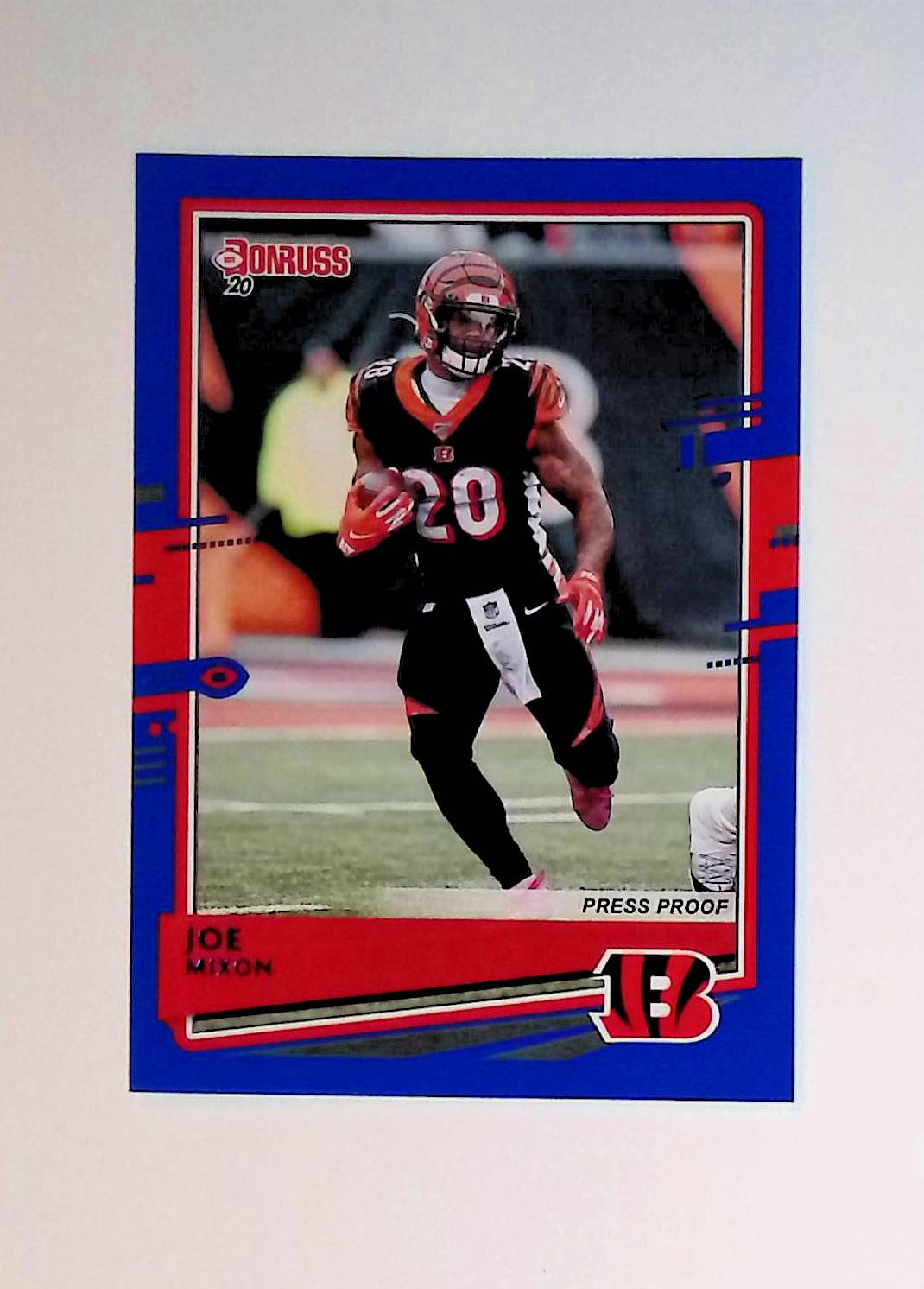 Joe Mixon 2020 Donruss Press Proof Blue #66 - LoCo Collectables