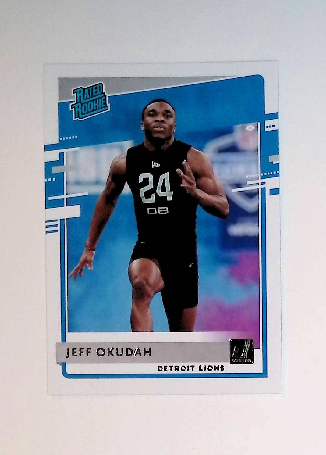 Jeff Okudah 2020 Donruss Rated Rookie #343 (Rookie Card) - LoCo Collectables